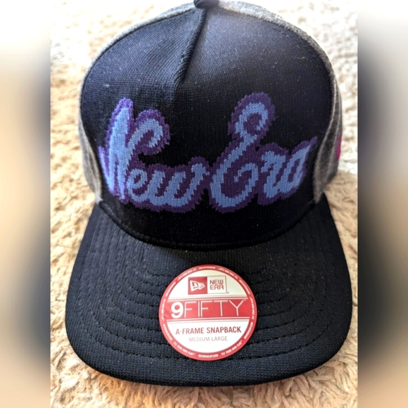 New era 9fifty sweatered snap back hat size medium large - Picture 1 of 7